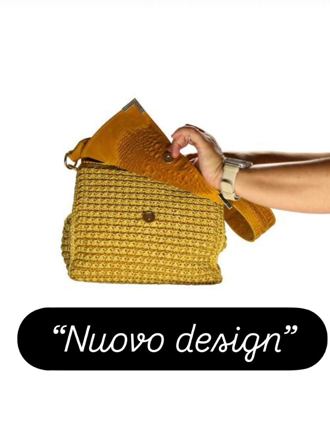Patta Cm 26x20 in pelle  con fondo stampa cocco scamosciata