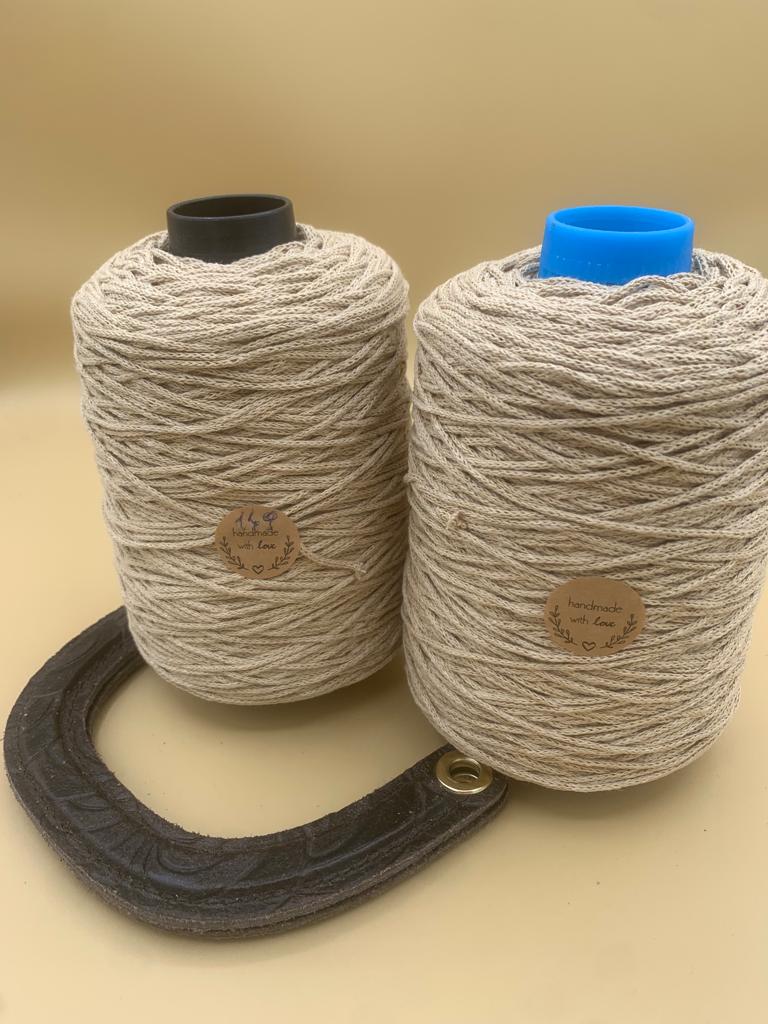 Borsa La Tresser (ai ferri) Filato My Cotton Kit