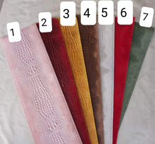 Cargar imagen en el visor de la galería, Borsa Shopper Parigi in pelle scamosciata con manici Kit (per i colori vedi foto)
